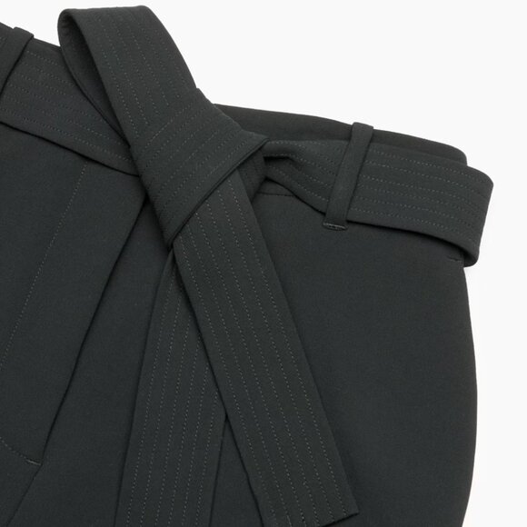 Aritzia - Wilfred Tie Front Pants - Black - Size 0 - Picture 7 of 7